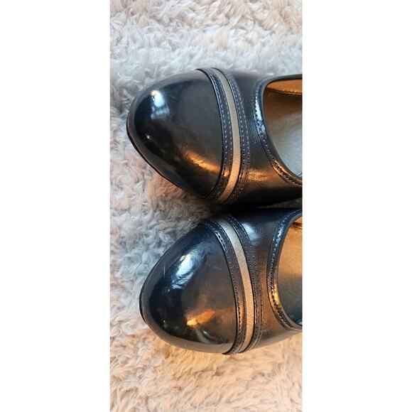 LifeStride Womens Petunia Slip On Dressy Round Toe Heels Shoes NAVY 9.5M‎ - Picture 3 of 6